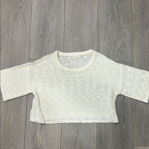 Promesa Cream Cropped Sweater